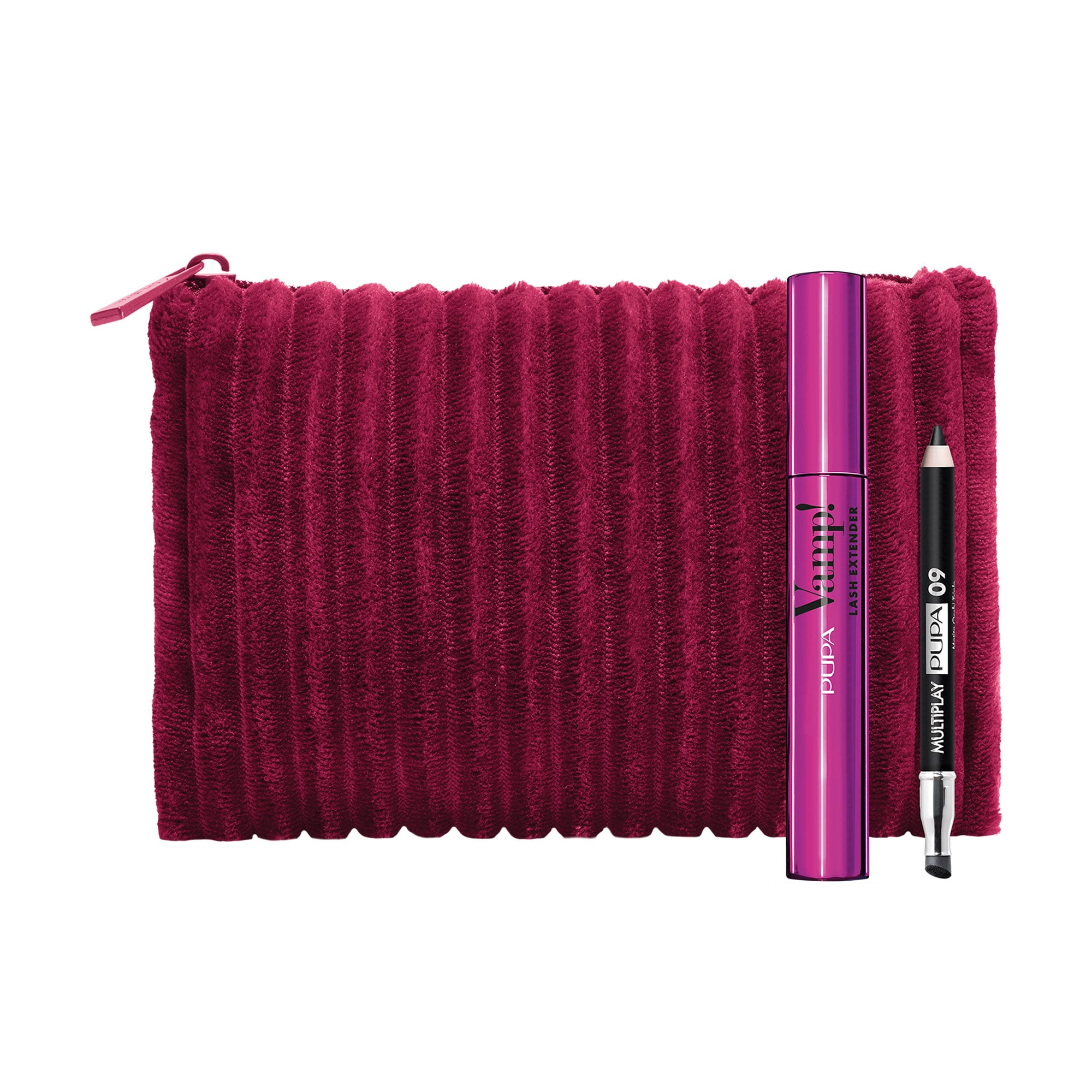 Набір для макіяжу очей Pupa Vamp! Lash Extender &amp; Mini Multiplay Kit (туш для вій, 14 мл + олівець для очей, 0.8 г + косметичка)